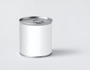Blank Food Can Mockup for Labeling and Branding on Isolated Background