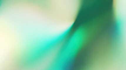 Holographic Green Silk Fabric Texture Background