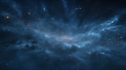 Fototapeta premium cosmic galaxy with glowing stars, deep space clouds, and shining nebula showcasing universe’s infinite wonders