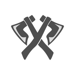 Obraz premium Axe logo icon illustration