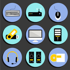 Technology icons collection