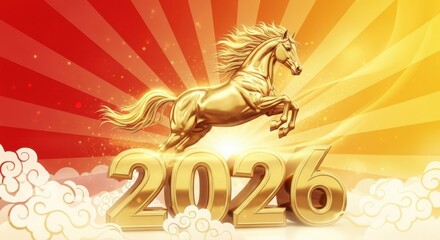 The 2026 Golden Horse leaps to celebrate the New Year