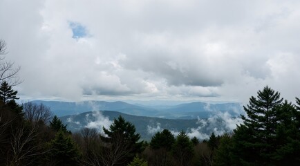 time lapse clouds over the mountains