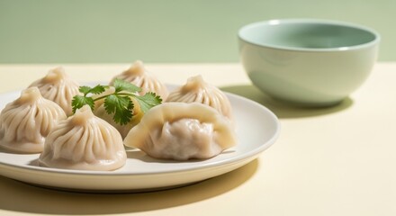 Hot and delicious dumplings