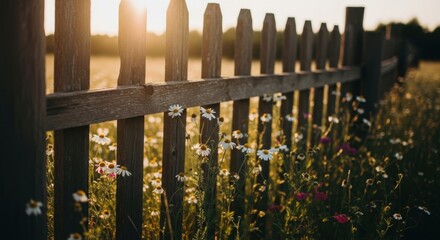 The fancy things outside the fence