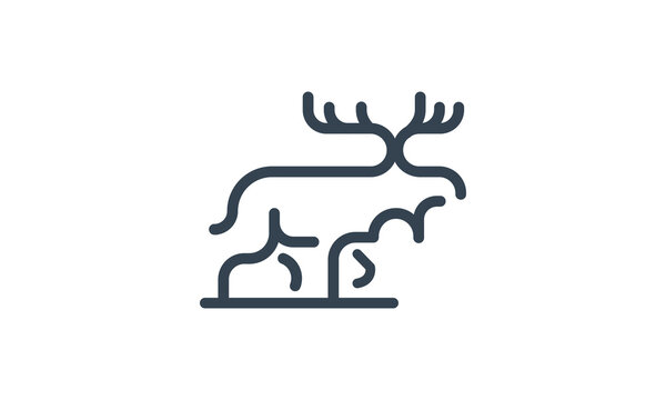 SImple Line Moose
