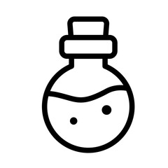 Health Potion Line Icon of In-Game Items Icon Set