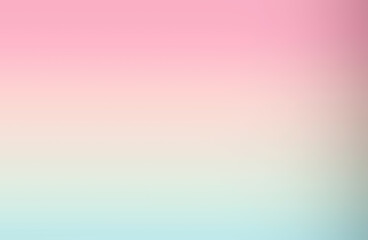 A gentle gradient flows from soft pink to light blue, with a touch of cream in between, creating a serene and airy background.