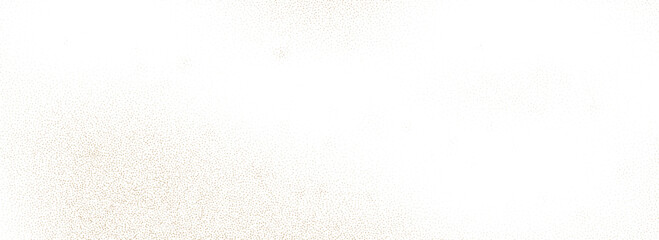 Distressed sand gradient texture. Light grainy gritty noise background. Dotted grunge sandy backdrop. Beige dust particles overlay wallpaper. Specks, speckles and dots textured powder effect. Vector