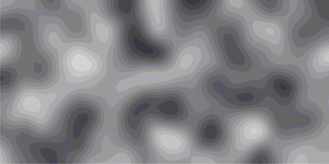 Abstract topographic contour map illustration with grayscale tones and organic wavy shapes depicting elevation variations