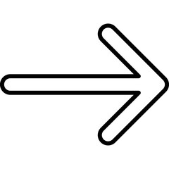 Obraz premium Pictogram Forward Navigation Symbol