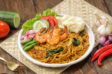 Sate Lilit is a variant of satay from Bali. This satay is made from pork, fish, chicken or beef, then mixed with grated coconut, coconut milk, lime, shallots and pepper.