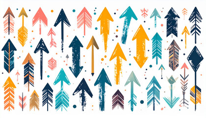 Obraz premium Hand-drawn Doodle Stroke & Icon Sets