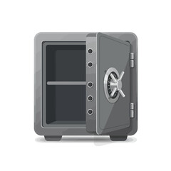 Fototapeta premium A Secure but Empty Safe: Financial Planning for Building Your Wealth