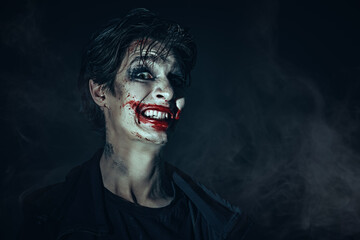 bloody scary grin © Andrey Kiselev