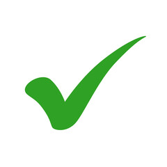 Green Check Mark Symbol of Approval.
