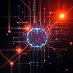 vector illustration of a glowing background