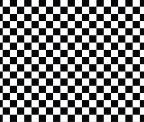 Fototapeta premium Checkered floor Black and white background for checker and chess illustration pattern vector