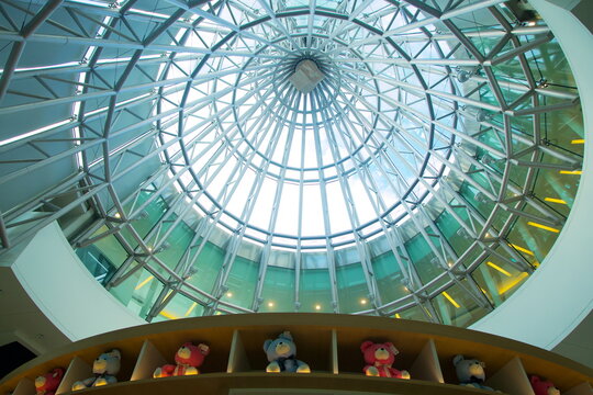 Glass Dome Ceiling - Powered by Adobe