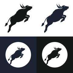 Buffalo Silhouette Vector