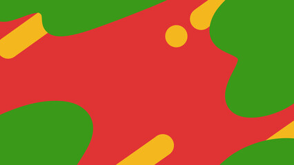 流体シェイプクリスマスカラー背景素材