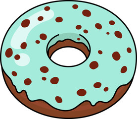 チョコミントドーナツのアイコン