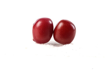 Large Red Beans Isolated on White Background - Healthy Nutrition Food Photography