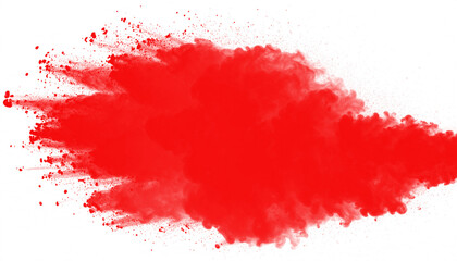 PNG of creepy red smoke forming a burst of vapor with radiating trails, ideal for Halloween-themed designs, overlays, and spooky effects