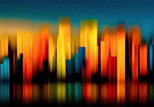 abstract background with colorful lines