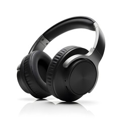headphones on white background