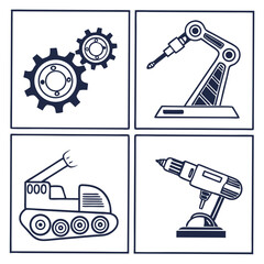 set of vector icons for construction