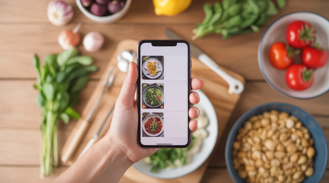 Discover quick culinary delights with three-ingredient recipes at your fingertips in a cozy kitchen setting