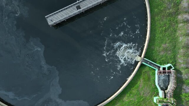 Aerial view white oil storage tank with pipeline steel, Crude oil industry, Storage fuel gas container tank petroleum refinery industrial factory, Oil storage chemical petrochemical refinery product.