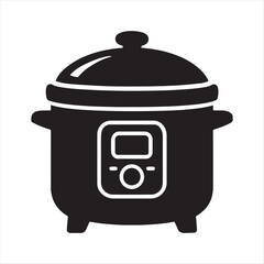 Iconic Slow Cooker Design Showcasing Modern Kitchen Appliance Simplicity and Efficiency for Easy Meal Preparation