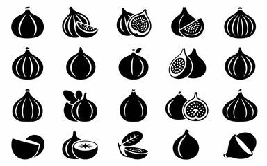 set of different fruits