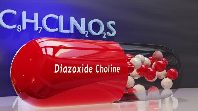 Diazoxide Choline Capsule (w/Chemical Formula)