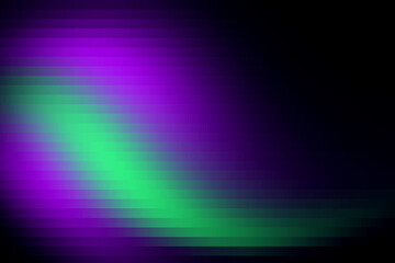 Dynamic purple black gradient background with green tones and glass fractal abstract style for digital artwork