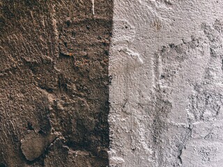 Abstract Duality Background of a Dark and Light Textured Wall