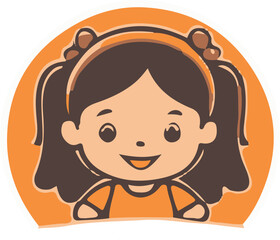 little girl with a book