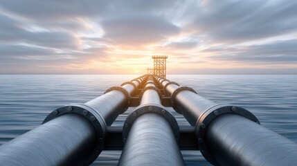 Industrial water pipe, a comprehensive view of largescale infrastructure in aquatic environments