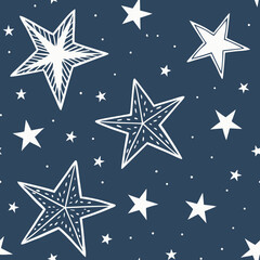 Fototapeta premium seamless star pattern