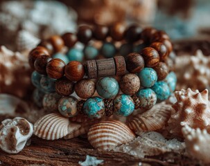 Beaded Bracelets and Seashells