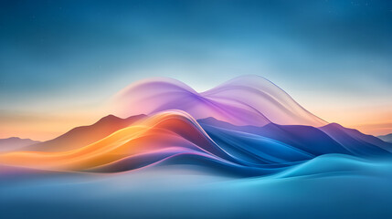 a movement of stars in the night sky with the view of mountains