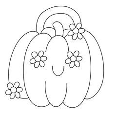 Cute Halloween Kawaii Doodle Clipart