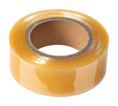 Using transparent tape for craft projects home visual guide isolated on transparent background