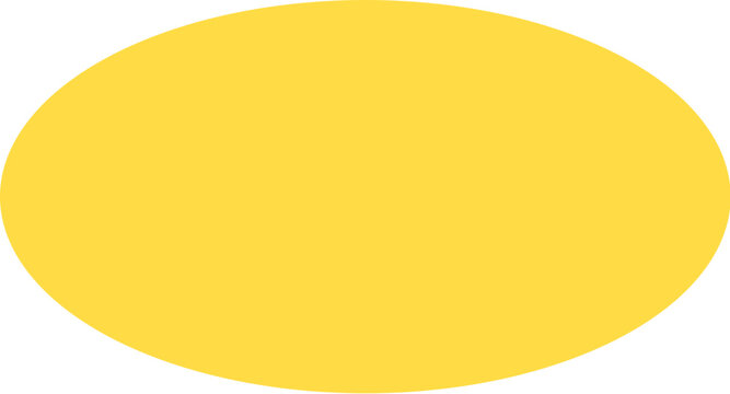 Vibrant yellow circle radiating warmth and positivity, perfect for adding energy to any design project