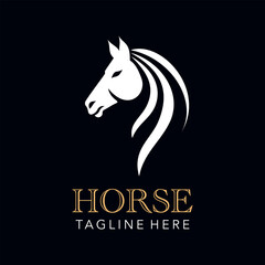 Horse Logo Vector Template