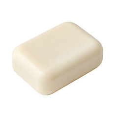 Simple rectangular soap bar against a plain black background for hygiene and cleanliness concept