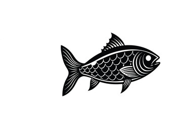 fish on a white background