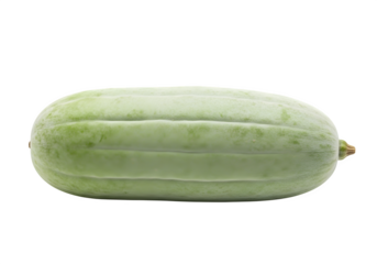Ash gourd isolated on transparent background, a large, mildflavored fruit used in asian cuisine, known for its long shelf life and health benefits